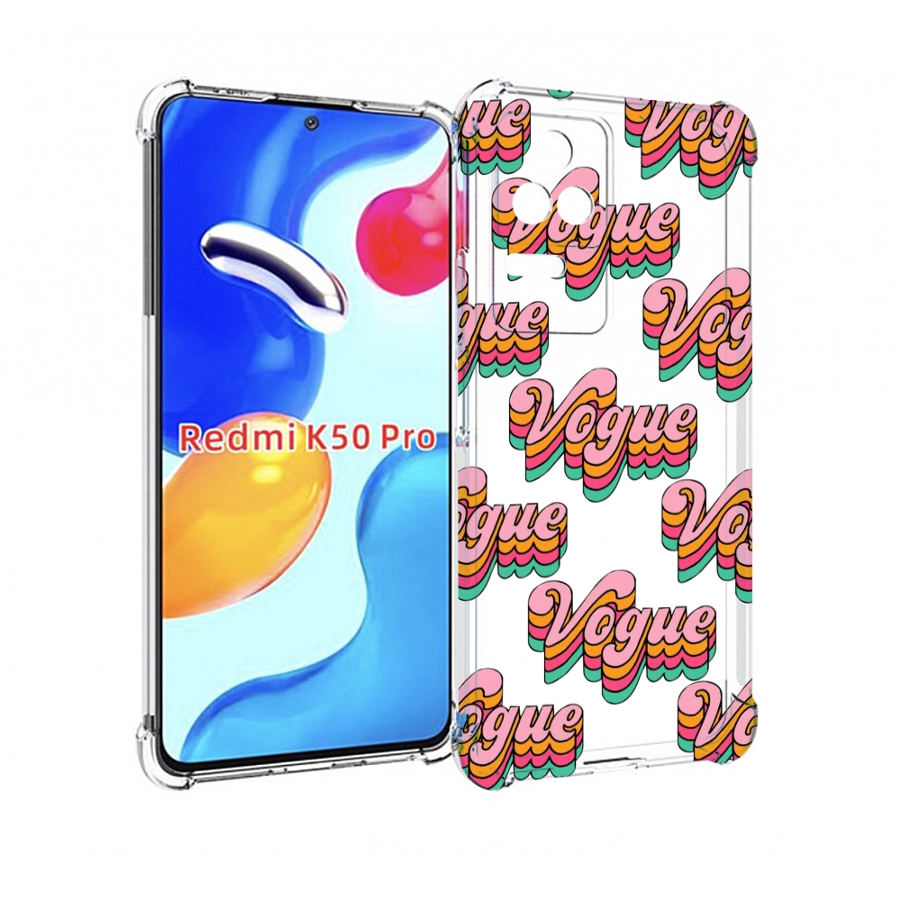 

Чехол MyPads Vogue для Xiaomi Redmi K50 / K50 Pro, Прозрачный, Tocco