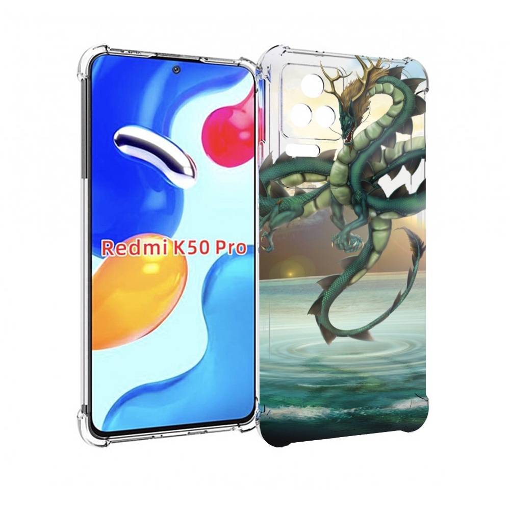 

Чехол MyPads водяной-дракон для Xiaomi Redmi K50 / K50 Pro, Прозрачный, Tocco