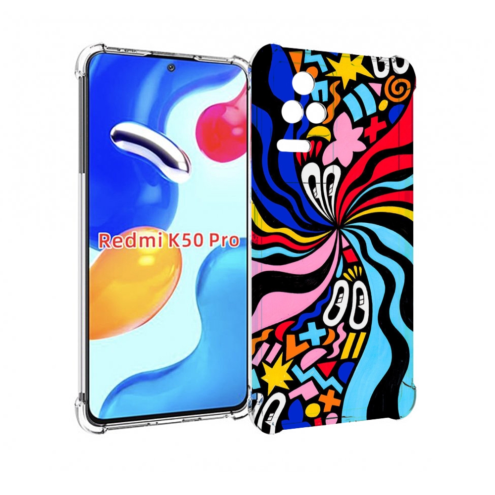 

Чехол MyPads волнистая-абстракция для Xiaomi Redmi K50 / K50 Pro, Прозрачный, Tocco