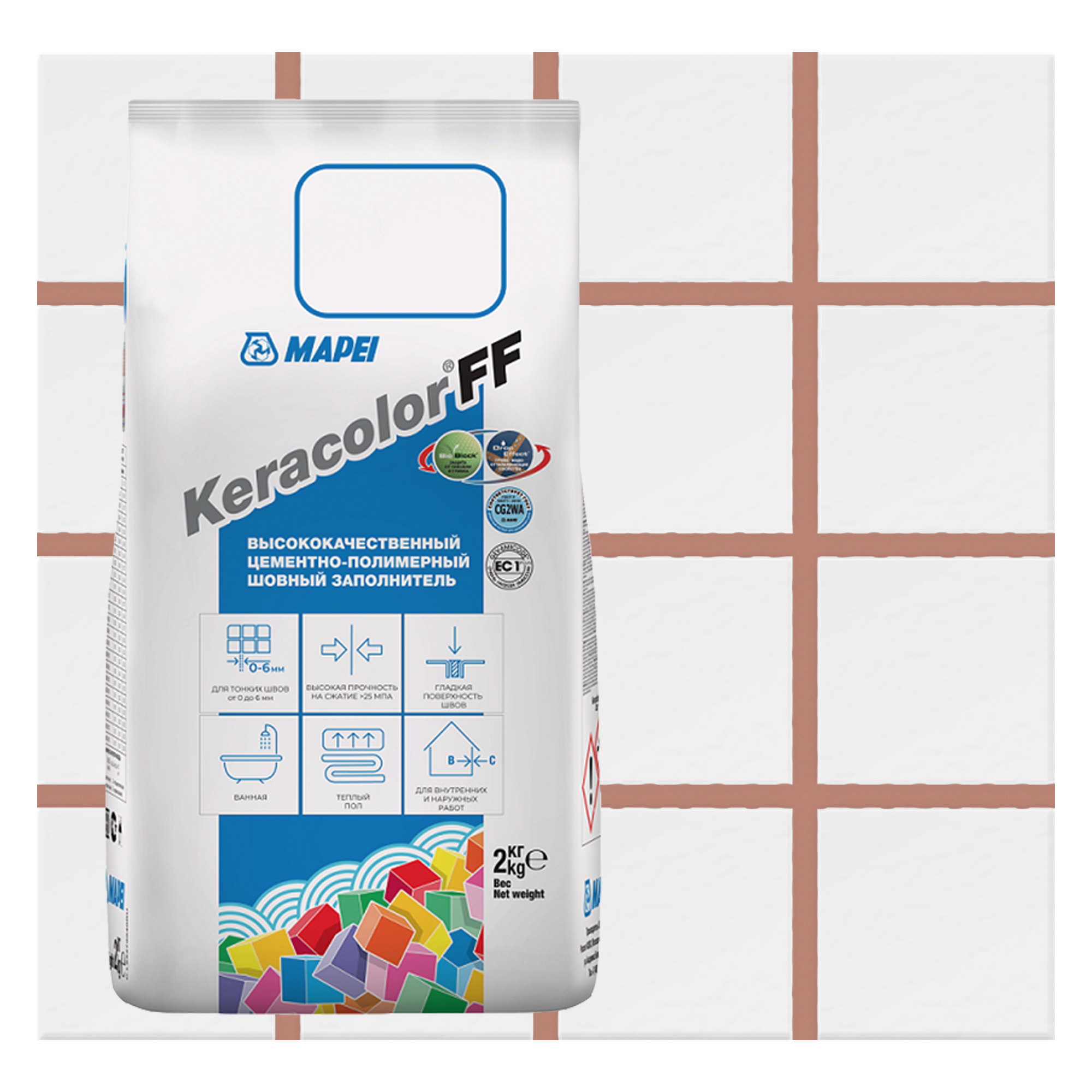 Цементная затирка MAPEI Keracolor FF 140 Красный коралл, 2 кг полимерная глина calligrata 50 г желтая