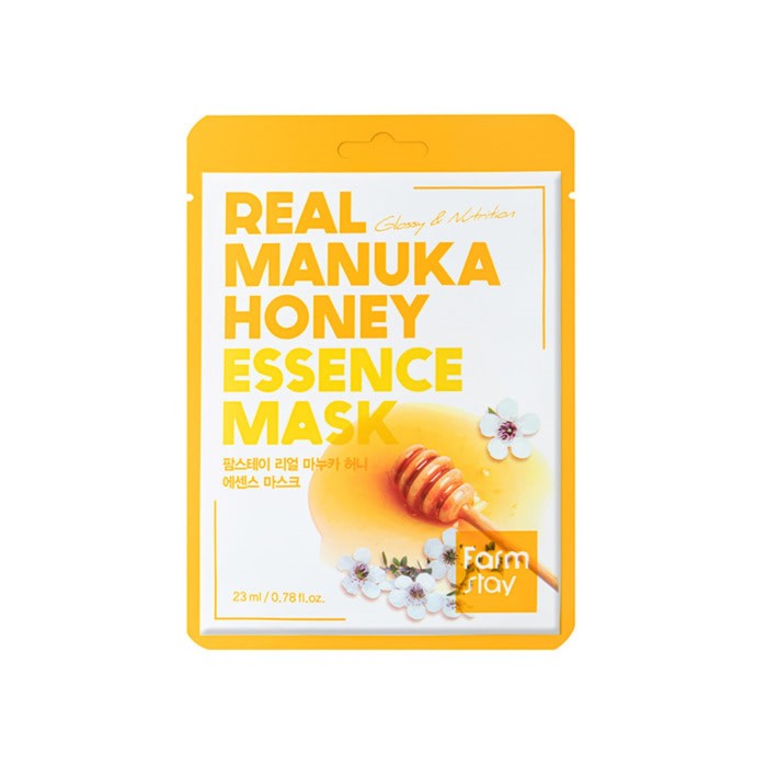 Купить Тканевая маска для лица с экстрактом меда FarmStay Real Manuka Honey Essence Mask, 23 мл