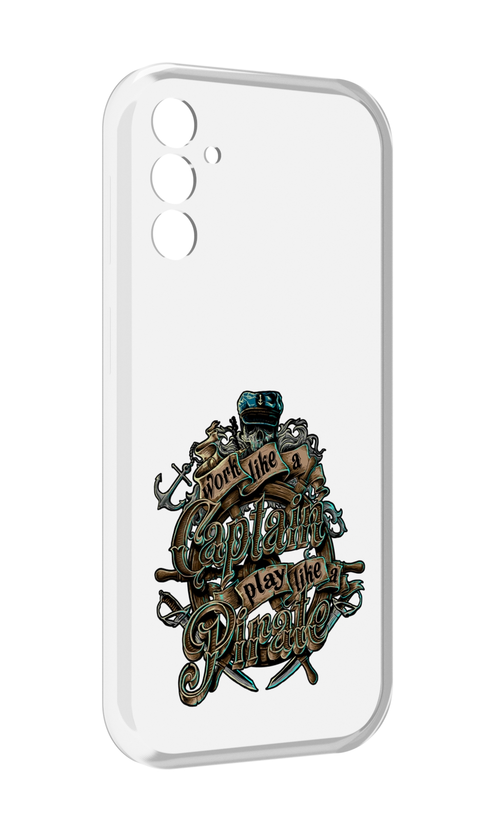 

Чехол MyPads капитан пиратов для Samsung Galaxy M13, Прозрачный, Tocco