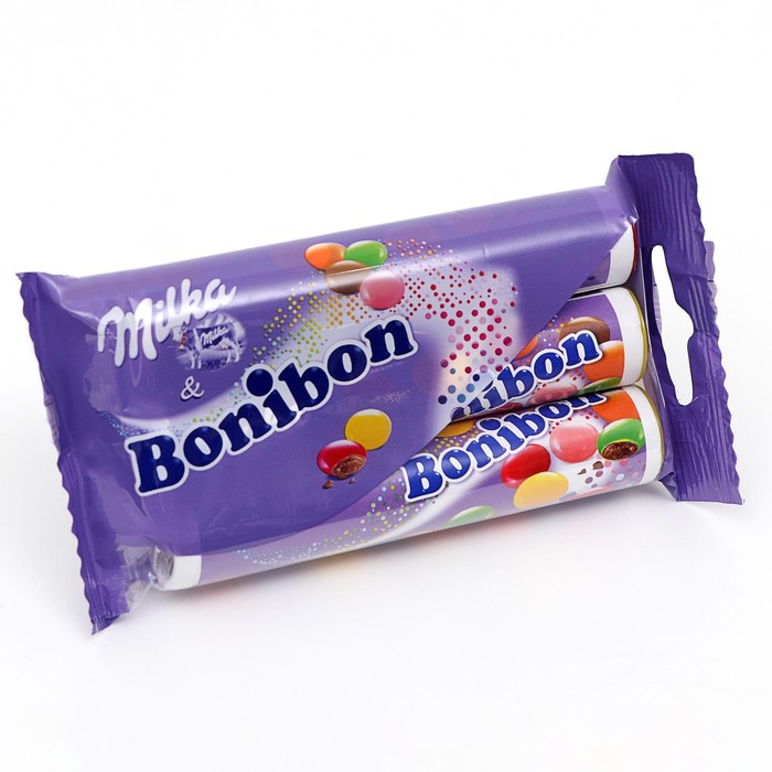 Milka Драже с молочным шоколадом «Milka Bonibon», набор 3, 24,3 г