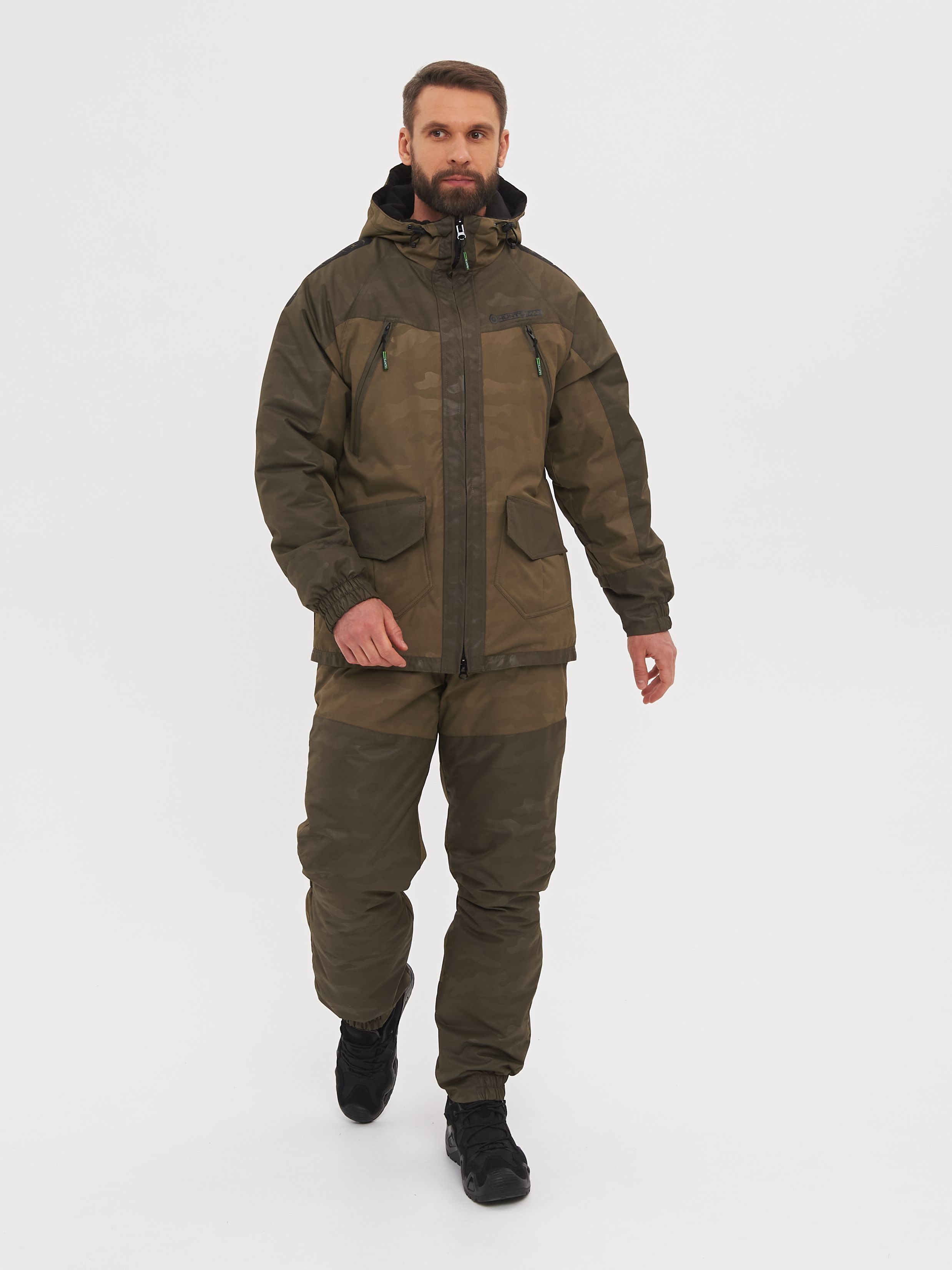 

Костюм демисезонный Huntsman Горка-Люкс ткань Breathable Camo цвет Хаки 56-58 170-176, Горка-Люкс
