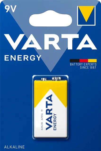 Батарейка Varta ENERGY Крона 6LR61 BL1 Alkaline 9V (4122)