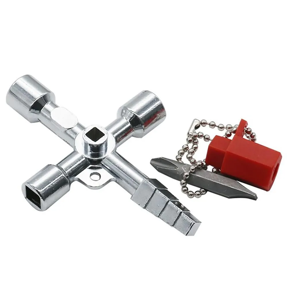 Ключ вездеход универсальный машиниста, проводника, для электрошкафов, 4в1 штифтовый ключ для электрошкафов knipex kn 001107