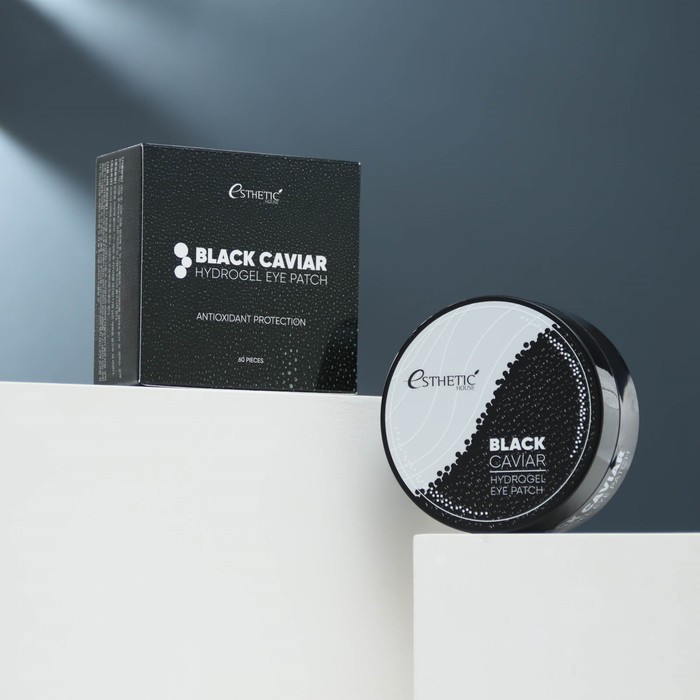 

Гидрогелевые патчи для глаз Black Caviar Hydrogel Eye Patch с экстрактом черной икры, 60 ш