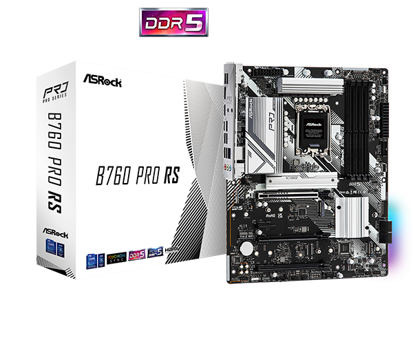 

Материнская плата ASRock B760 PRO RS (90-MXBKS0-A0UAYZ), B760 PRO RS