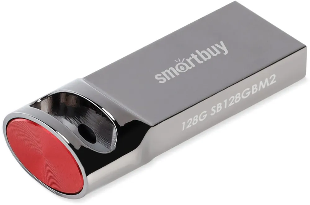 

Флешка SmartBuy M2 Metal USB 3.0 128 ГБ, стальной