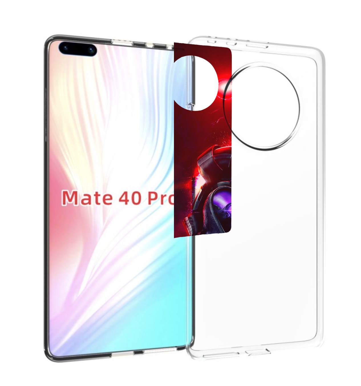 

Чехол Mypads Mass Effect Для Huawei Mate 40 Pro (Noh-Nx9), Прозрачный, Tocco