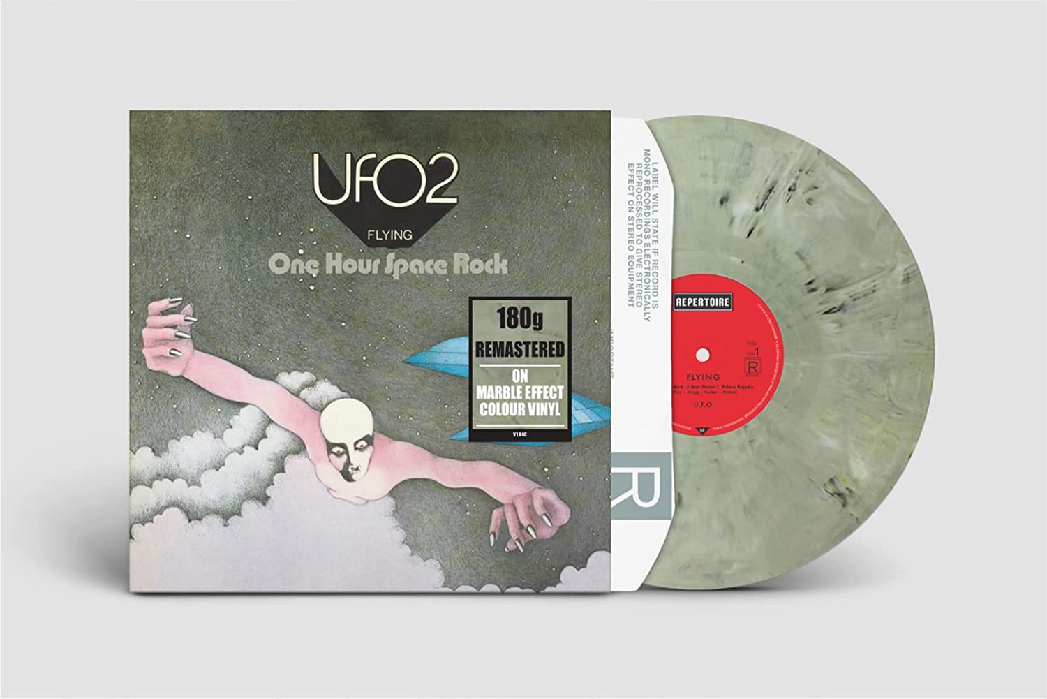 UFO UFO 2: Flying-One Hour Space Rock (Marbled Effect) (LP)