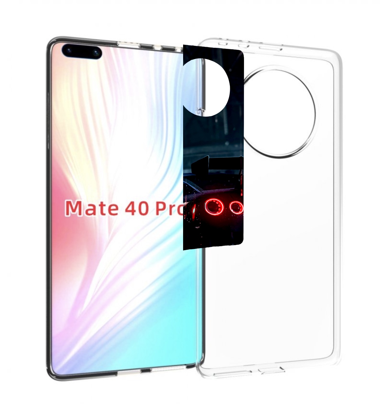 

Чехол MyPads Nissan Skyline для Huawei Mate 40 Pro (NOH-NX9), Прозрачный, Tocco