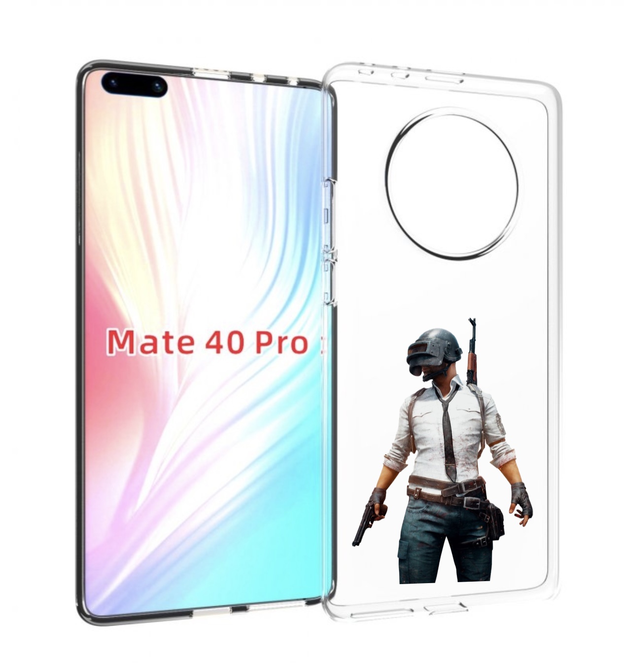 

Чехол Mypads Pubg-2 Для Huawei Mate 40 Pro (Noh-Nx9), Прозрачный, Tocco