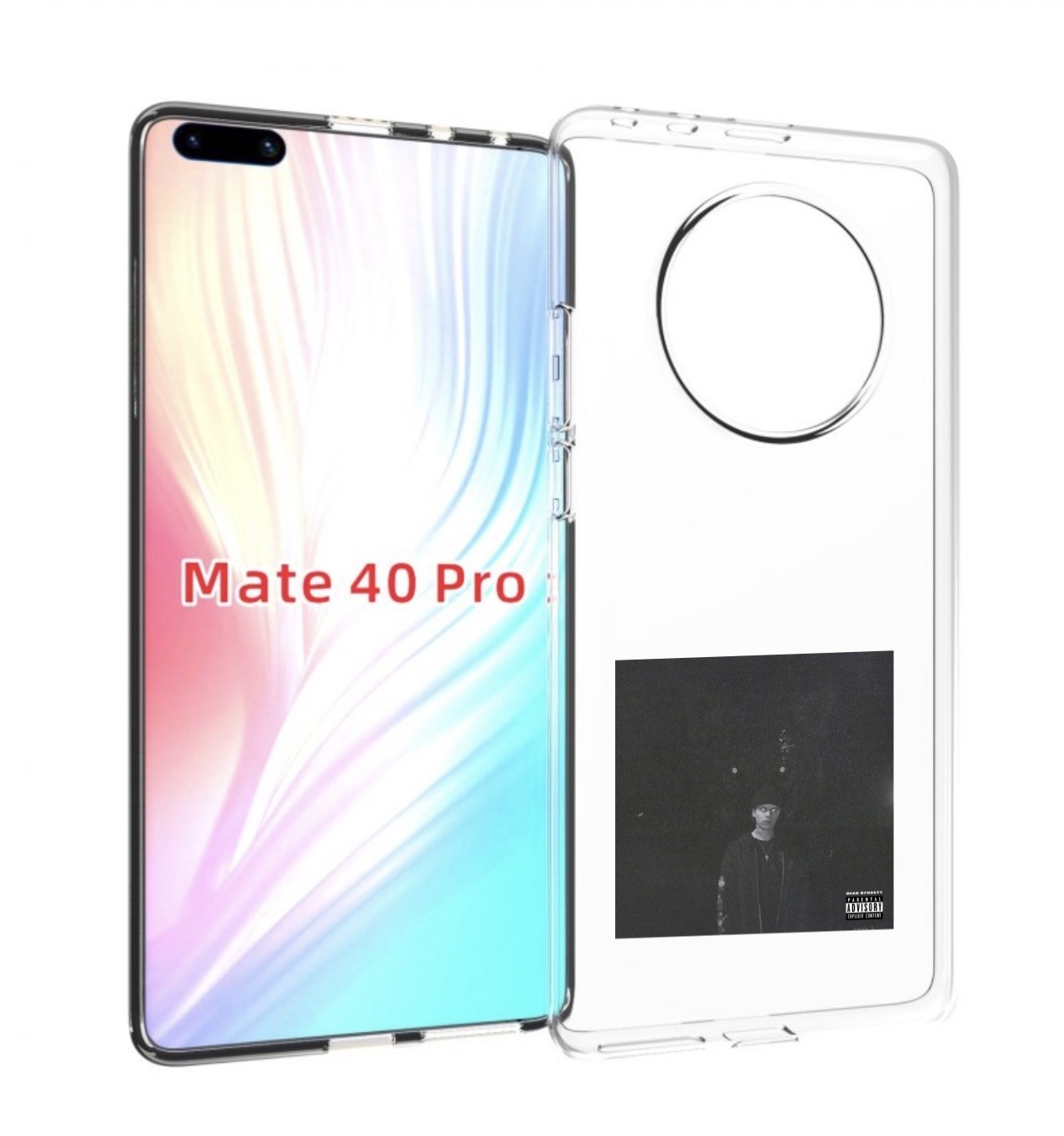 

Чехол Mypads Phuneral Pharaoh Для Huawei Mate 40 Pro (Noh-Nx9), Прозрачный, Tocco