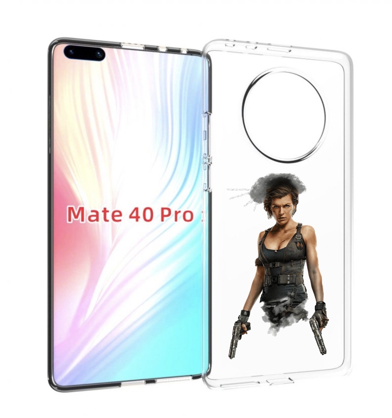 

Чехол Mypads Resident-Evil Для Huawei Mate 40 Pro (Noh-Nx9), Прозрачный, Tocco