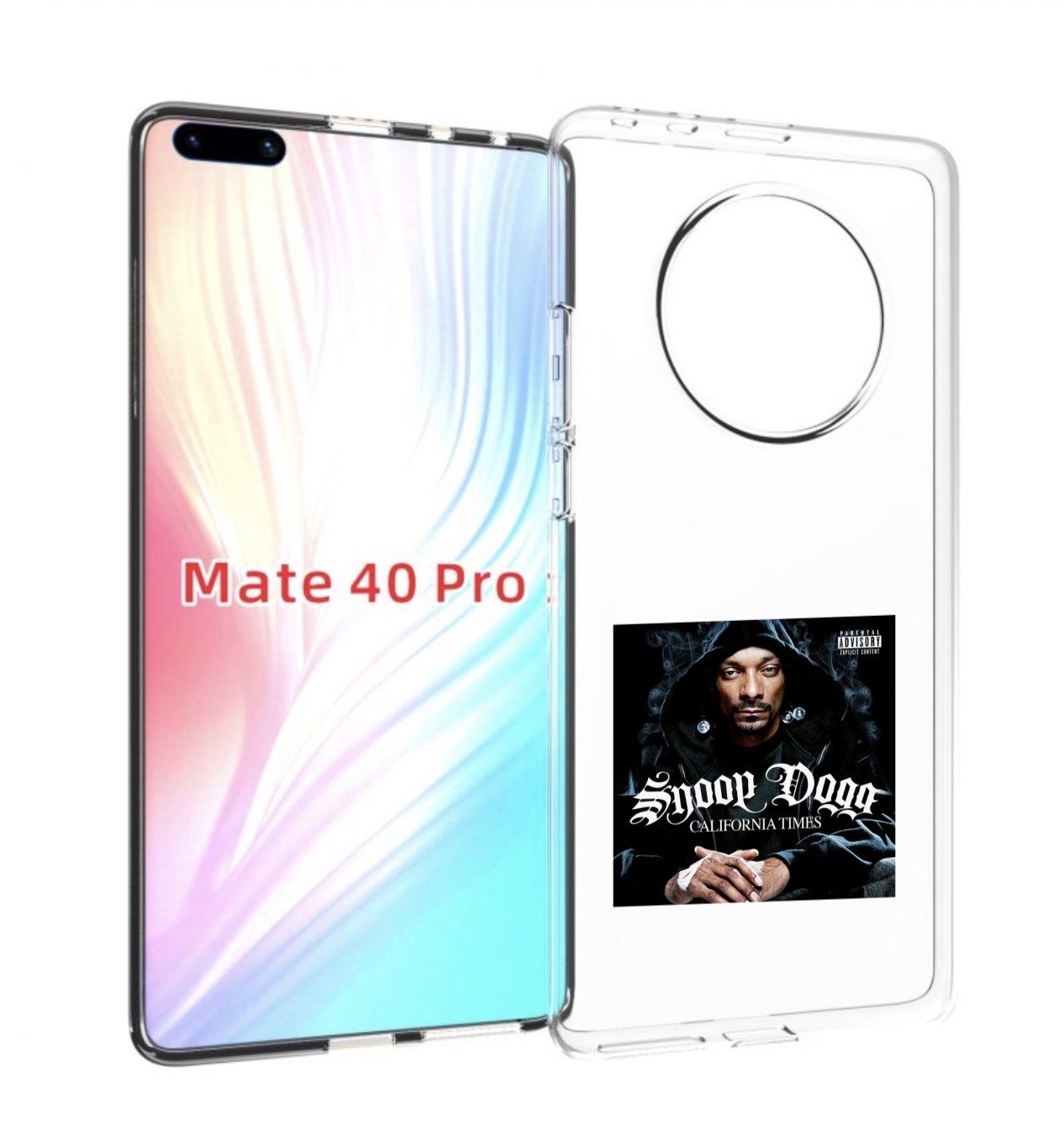 

Чехол Mypads Snoop Dogg California Times Для Huawei Mate 40 Pro (Noh-Nx9), Прозрачный, Tocco