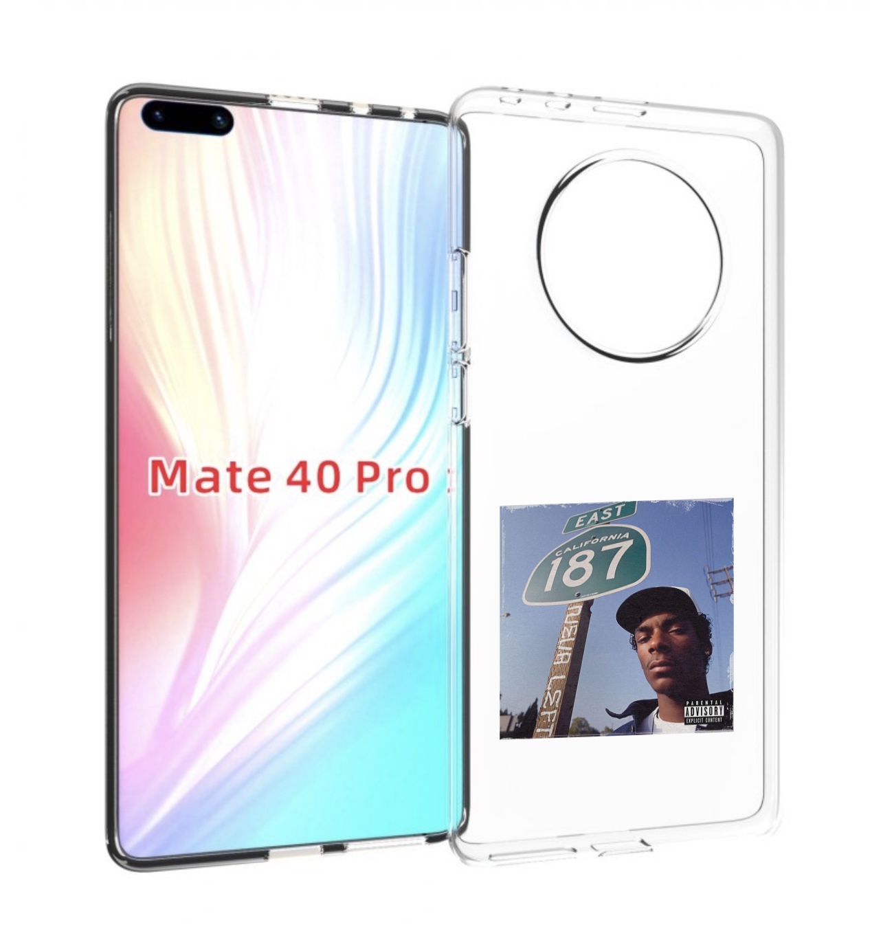 

Чехол Mypads Snoop Dogg Neva Left Для Huawei Mate 40 Pro (Noh-Nx9), Прозрачный, Tocco