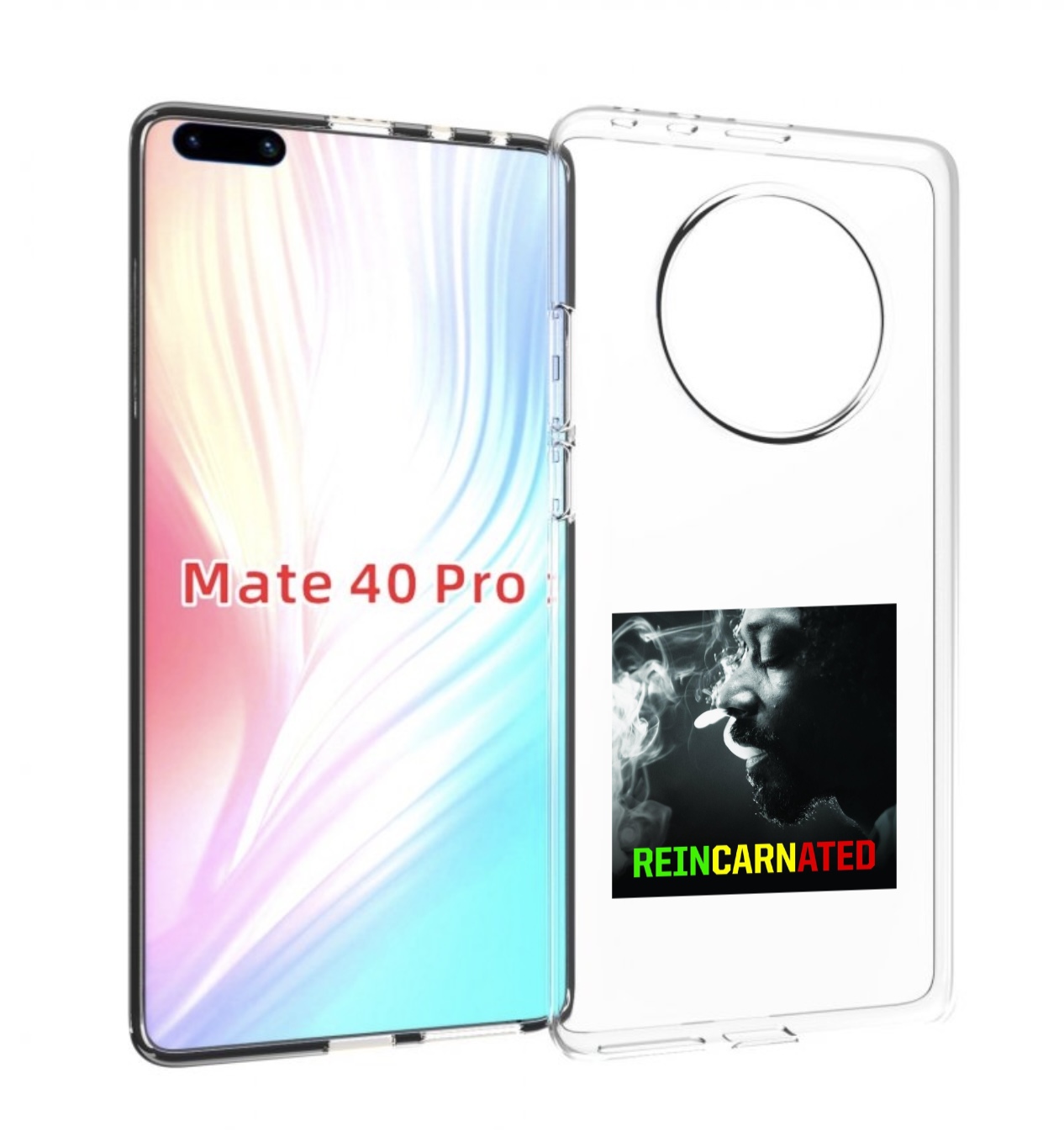 

Чехол Mypads Snoop Dogg Reincarnated Для Huawei Mate 40 Pro (Noh-Nx9), Прозрачный, Tocco