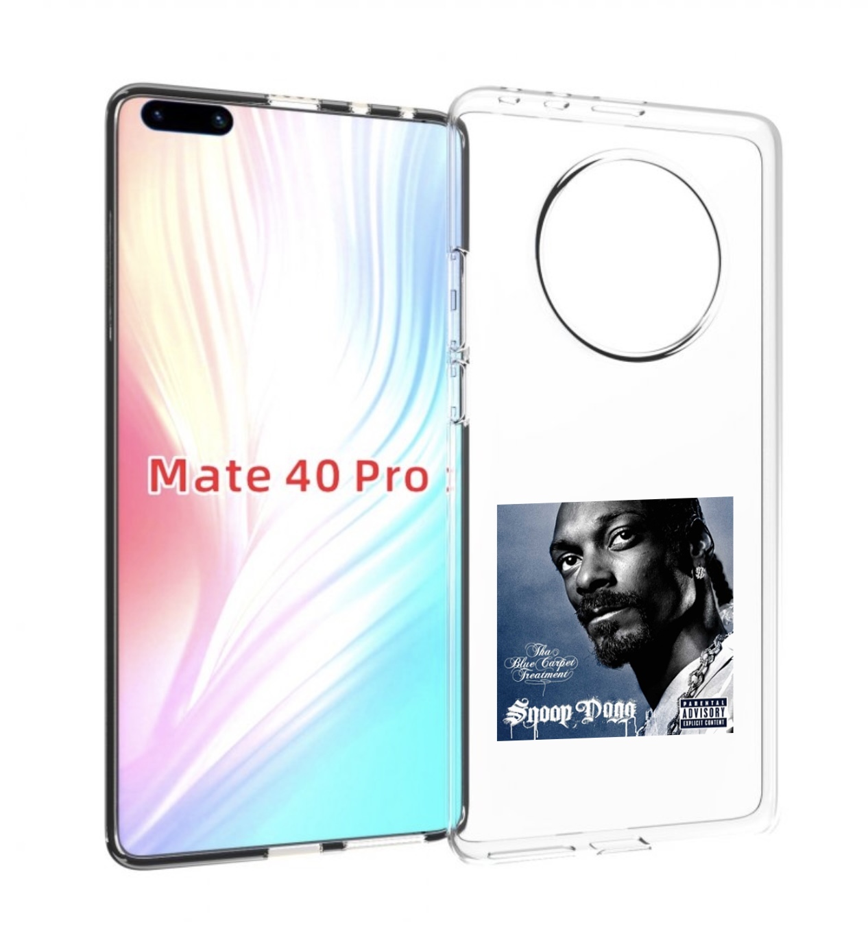 Чехол Mypads Snoop Dogg Tha Blue Carpet Treatment Для Huawei Mate 40 Pro (Noh-Nx9)