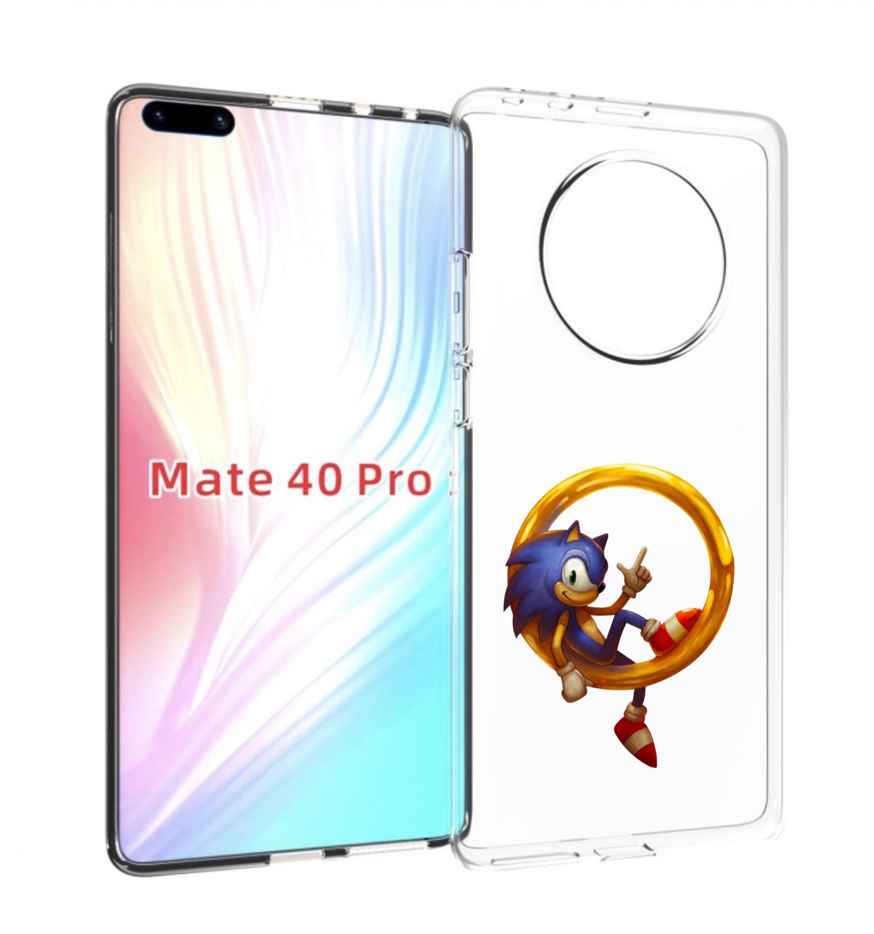 

Чехол Mypads Sonic-R Для Huawei Mate 40 Pro (Noh-Nx9), Прозрачный, Tocco
