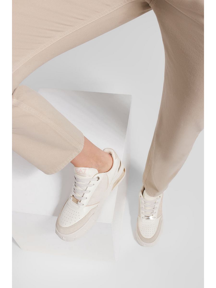

Кеды женские Emporio Armani 1420744 бежевые 36.5 EU, Бежевый, 001420744
