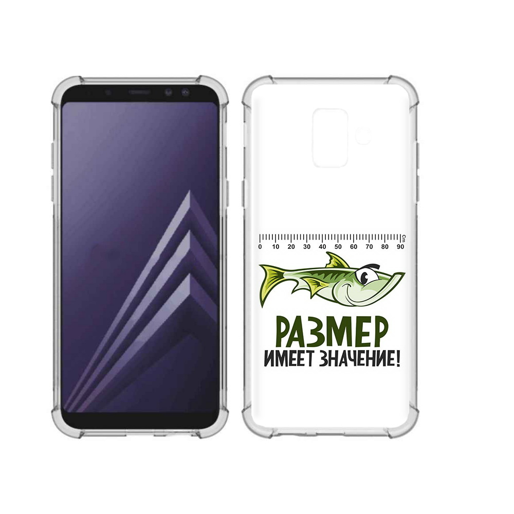 

Чехол MyPads Tocco для Samsung Galaxy A6 (2018) размер не имеет значения, Прозрачный, Tocco