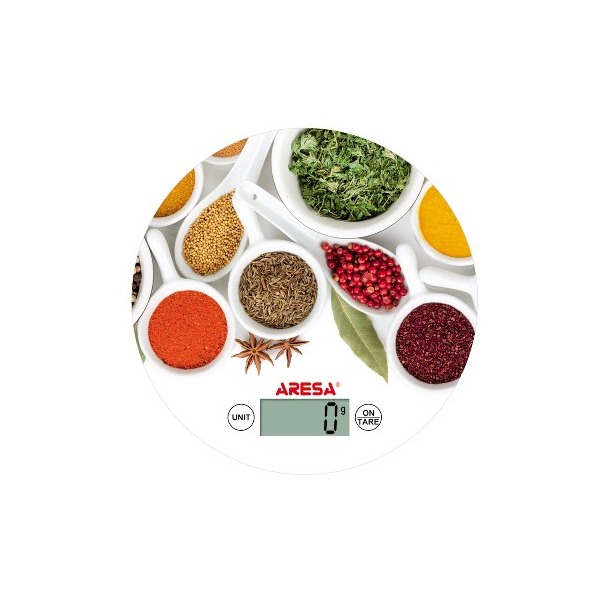 Весы кухонные Aresa AR-4304 разноцветные весы кухонные rondell rde 1552 разноцветные