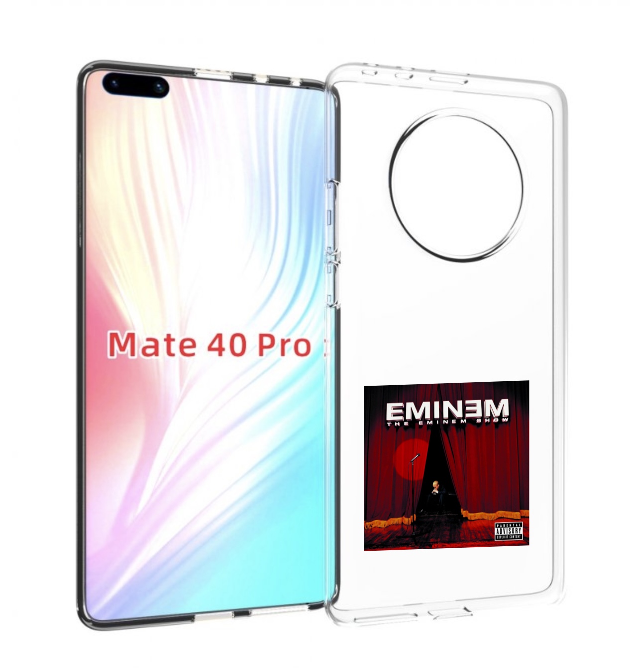 

Чехол Mypads The Eminem Show Для Huawei Mate 40 Pro (Noh-Nx9), Прозрачный, Tocco
