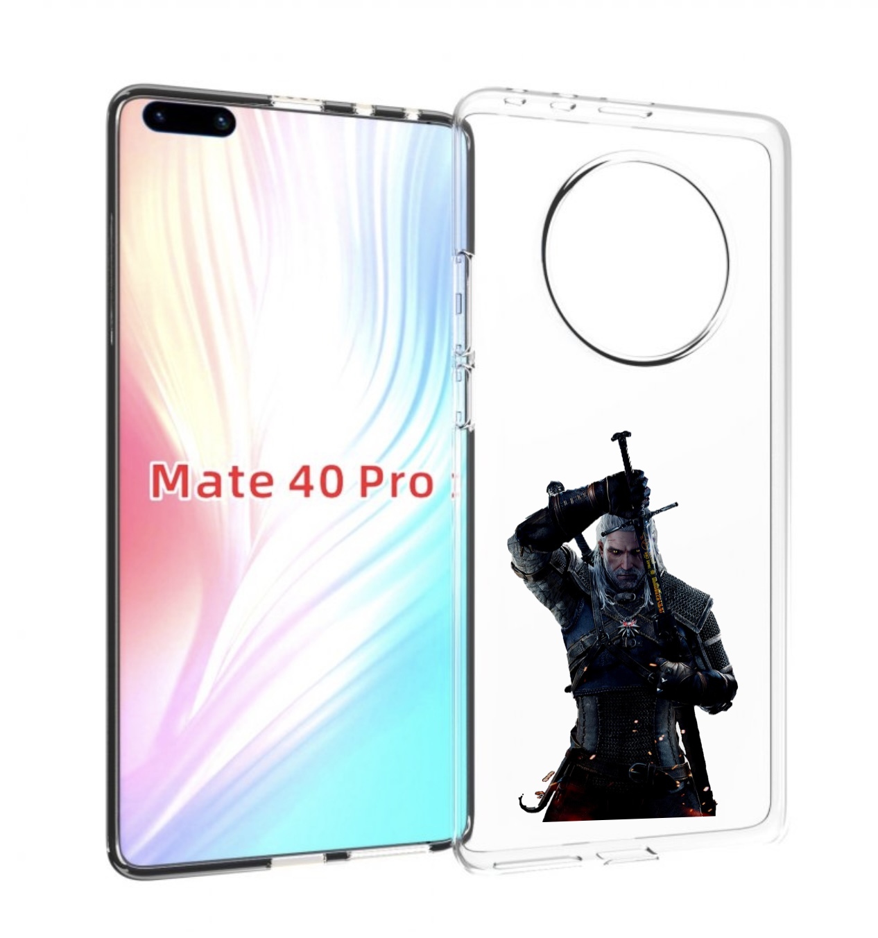 

Чехол Mypads The Witcher 3 Для Huawei Mate 40 Pro (Noh-Nx9), Прозрачный, Tocco