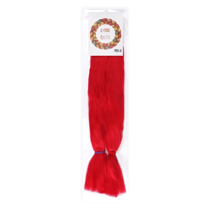 

Канекалон SOFT DREADS однотонный, гофрированный, 60 см, 100 гр, цвет красный#NEW RED
