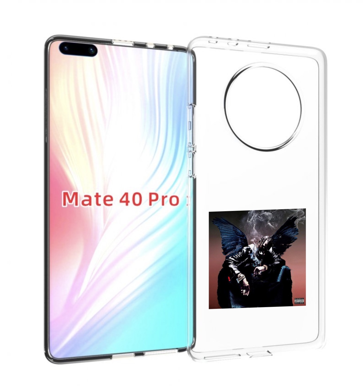 

Чехол MyPads Travis Scott - Birds In The Trap Sing McKnight для Huawei Mate 40 Pro, Прозрачный, Tocco