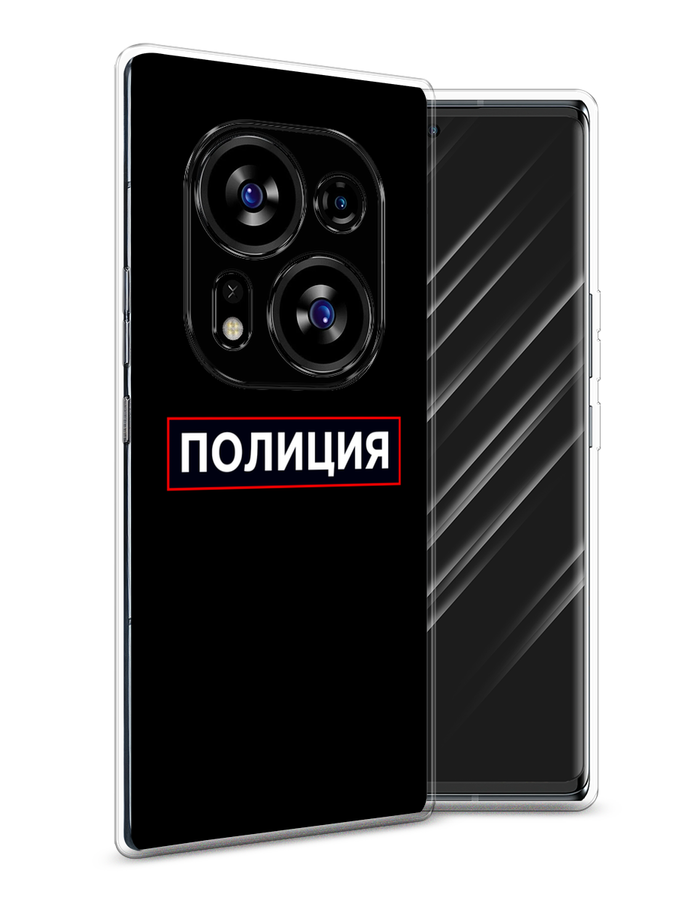 

Чехол Awog на Tecno Phantom X2/X2 Pro "Police logo", Черный;белый;красный, 303250-5