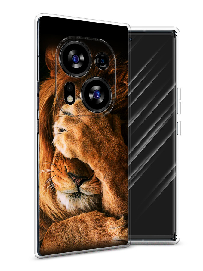 

Чехол Awog на Tecno Phantom X2/X2 Pro "Львиный стыд", Коричневый;черный, 303250-1