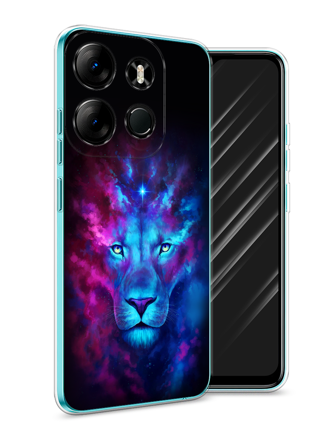 

Чехол Awog на Tecno Phantom X2/X2 Pro "Космический лев", Голубой, 303250-1