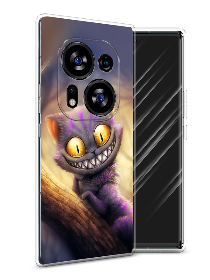 

Чехол Awog на Tecno Phantom X2/X2 Pro "Cheshire Cat", Фиолетовый;желтый, 303250-1