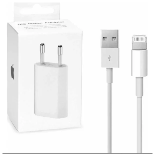 

Сетевое зарядное устройство Eurotun lightning 1x USB Type A 5 А белый
