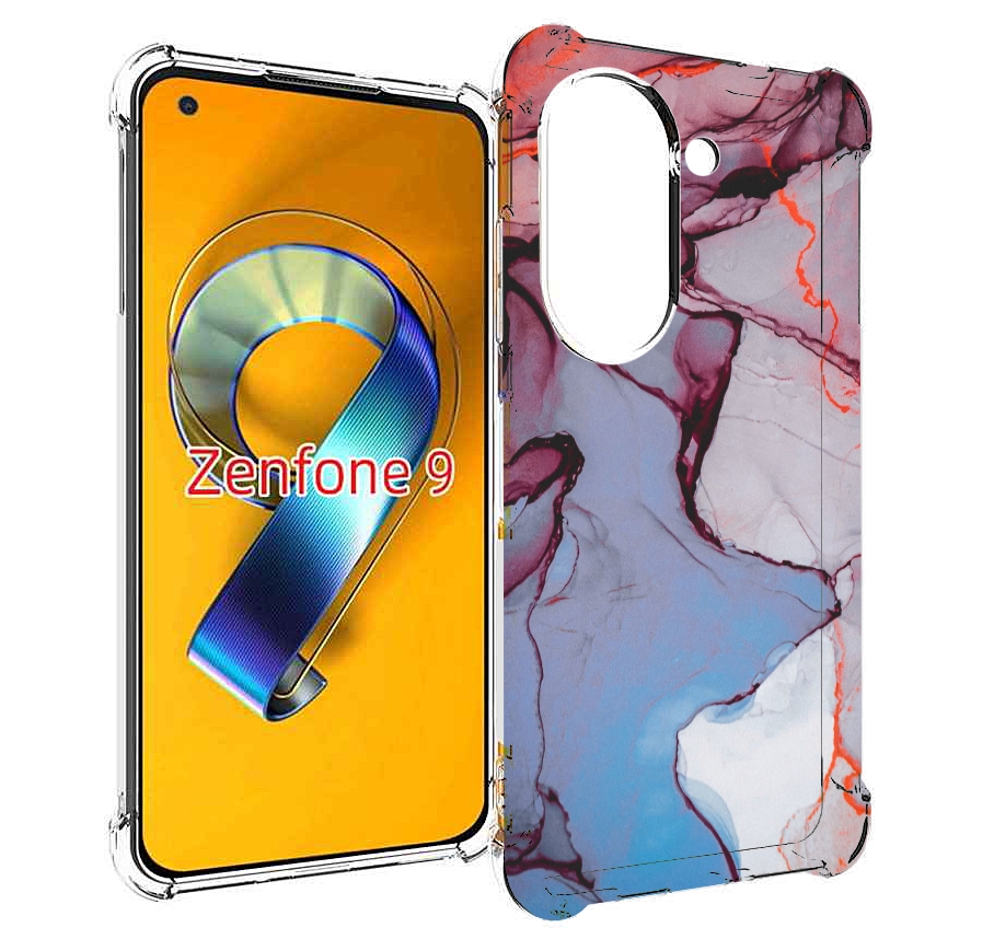 Чехол MyPads мраморный рисунок для Asus Zenfone 9 (AI2202)