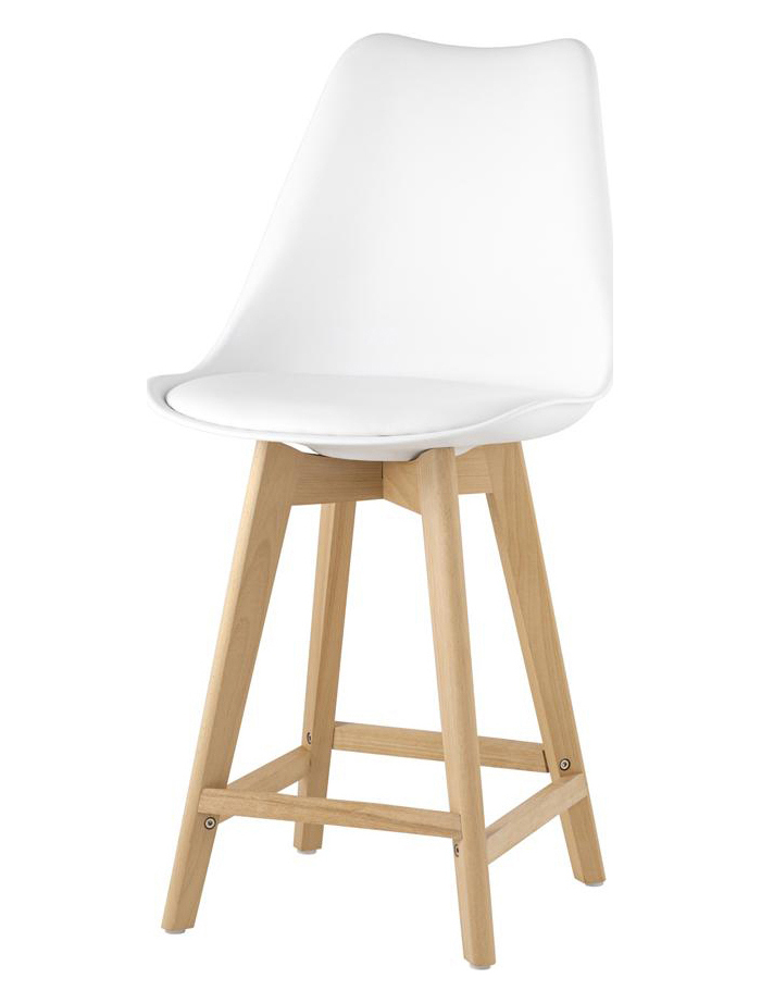 

Полубарный стул Stool Group Frankfurt 80511571, бежевый/белый, Frankfurt