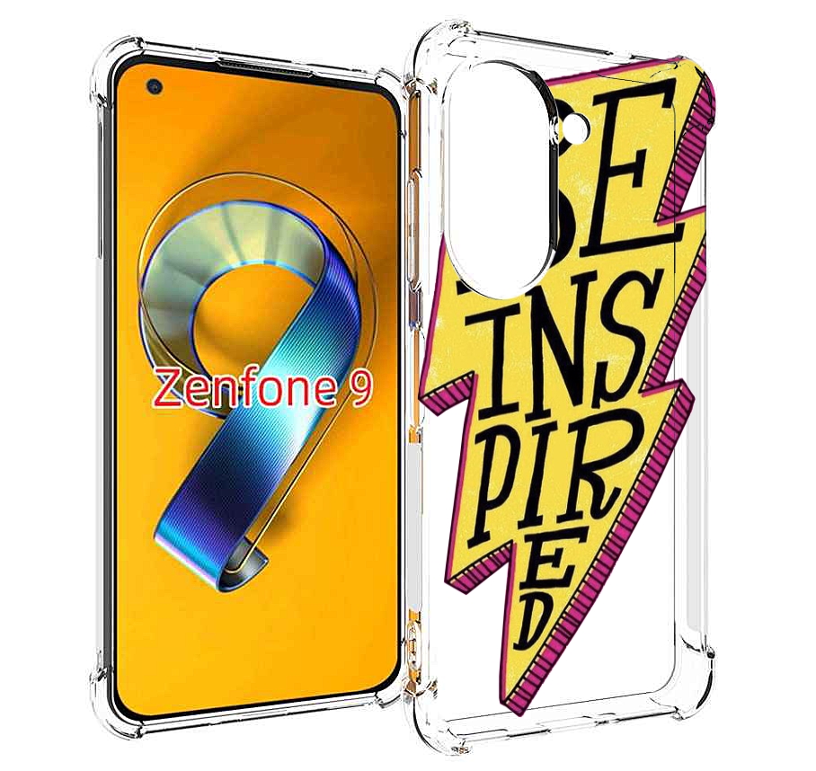 

Чехол MyPads надпись в желтой молнии для Asus Zenfone 9 (AI2202), Прозрачный, Tocco