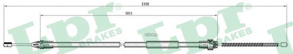 

Трос стояночного тормоза Left Rear RENAULT CLIO II (BB0/1/2_, CB0/1/2_) 1.2 (BB0A, BB0F, B