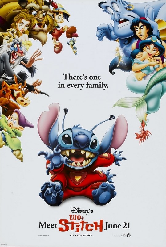 

Постер к мультфильму "Лило и Стич" (Lilo & Stitch) A2