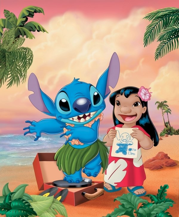 

Постер к мультфильму "Лило и Стич" (Lilo & Stitch) Оригинальный 83,8x101,6 см