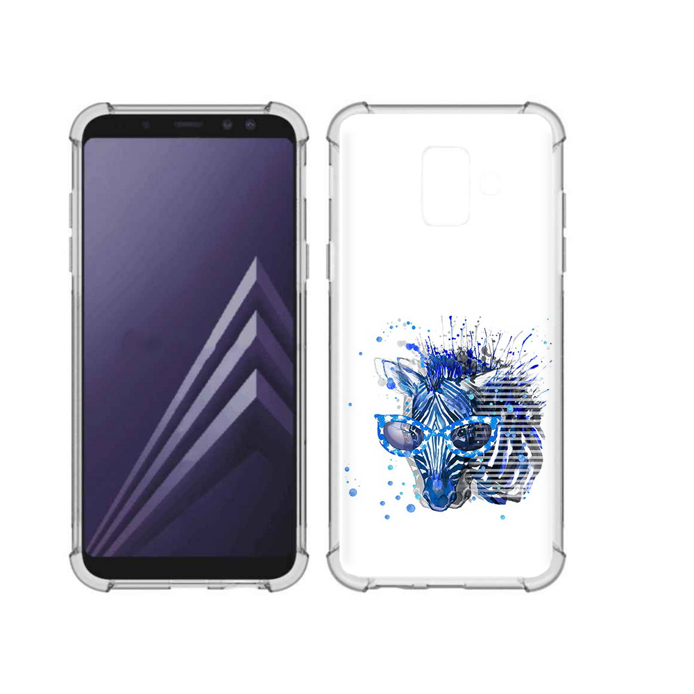 

Чехол MyPads Tocco для Samsung Galaxy A6 (2018) расплывчатая зебра (PT111558.582.577), Прозрачный, Tocco