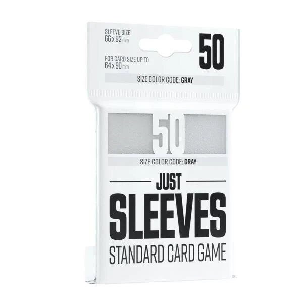 

Протекторы для карт Gamegenic Just Sleeves White 50 шт, GGX10007ML, Белый