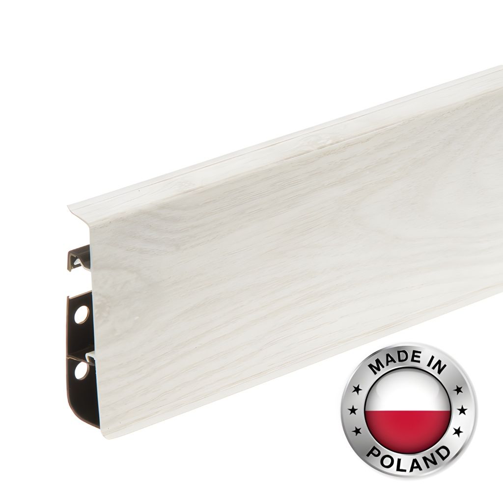 

Плинтус Cezar Hi-Line 163 белый 2500x22x75 мм X5