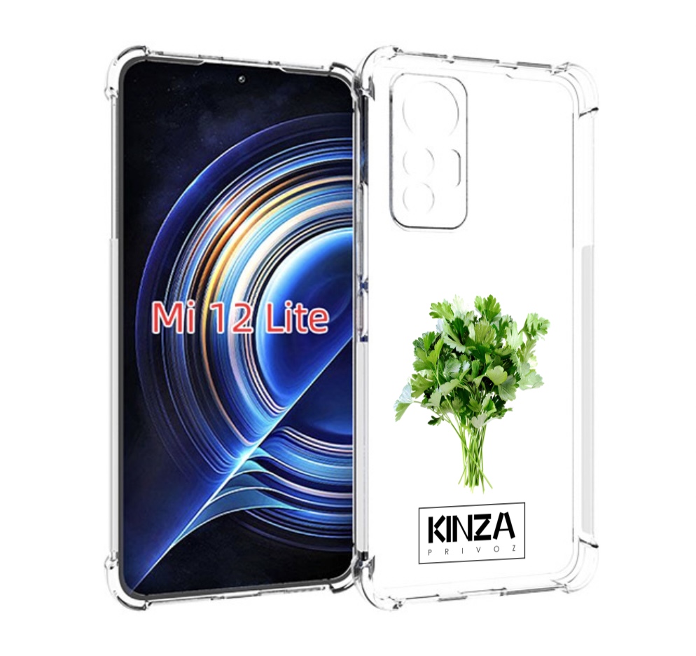 

Чехол MyPads Бренд Кинза для Xiaomi 12 Lite, Прозрачный, Tocco