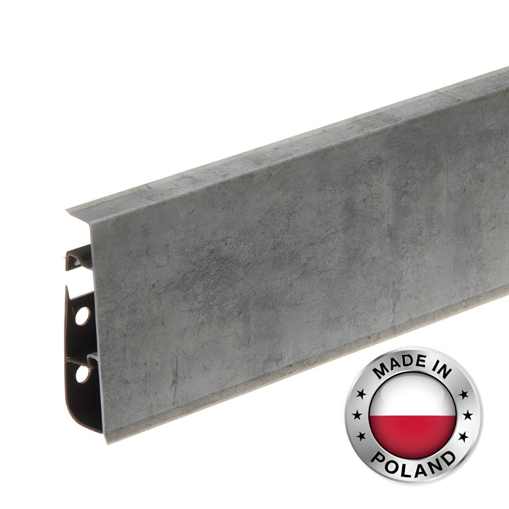 

Плинтус Cezar Hi-Line 253 Stone серый 22x75 мм 2500 мм X5