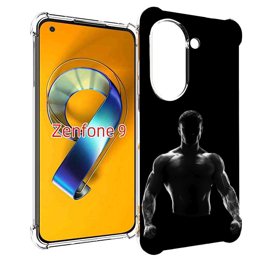 

Чехол MyPads накаченный мужчина в тени мужской для Asus Zenfone 9 (AI2202), Прозрачный, Tocco