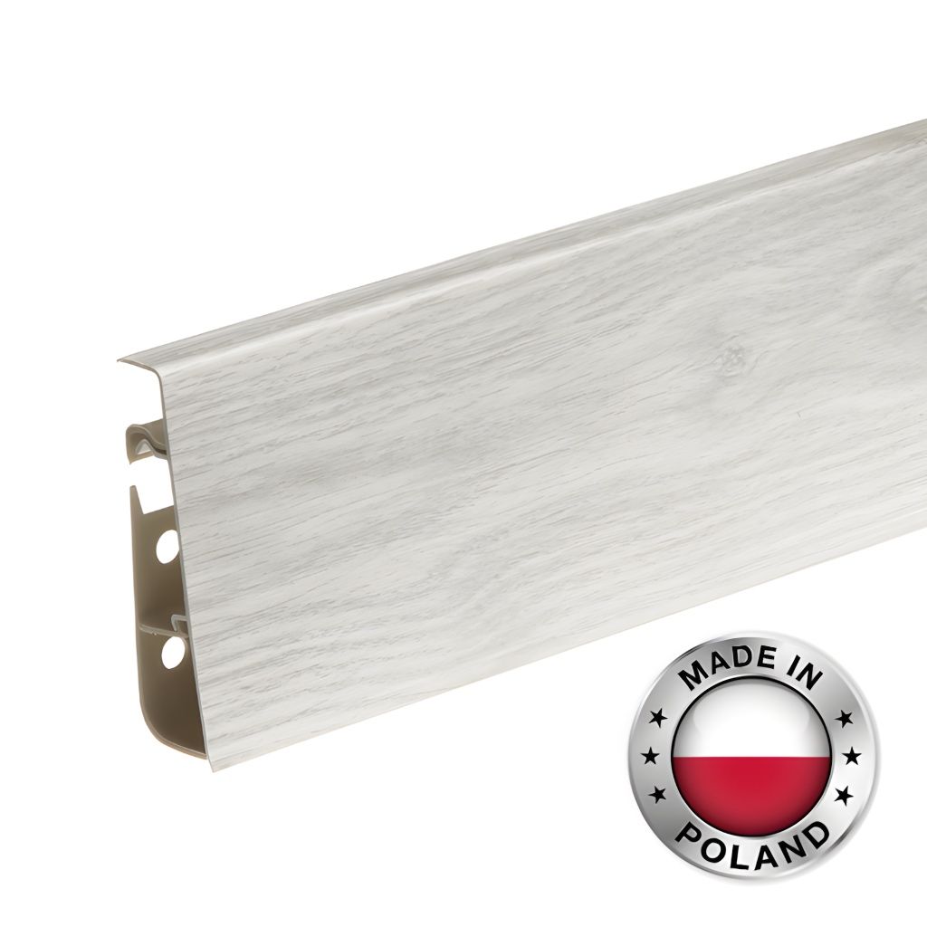 

Плинтус Cezar Hi-Line 283 белый 2500x22x75 мм X10
