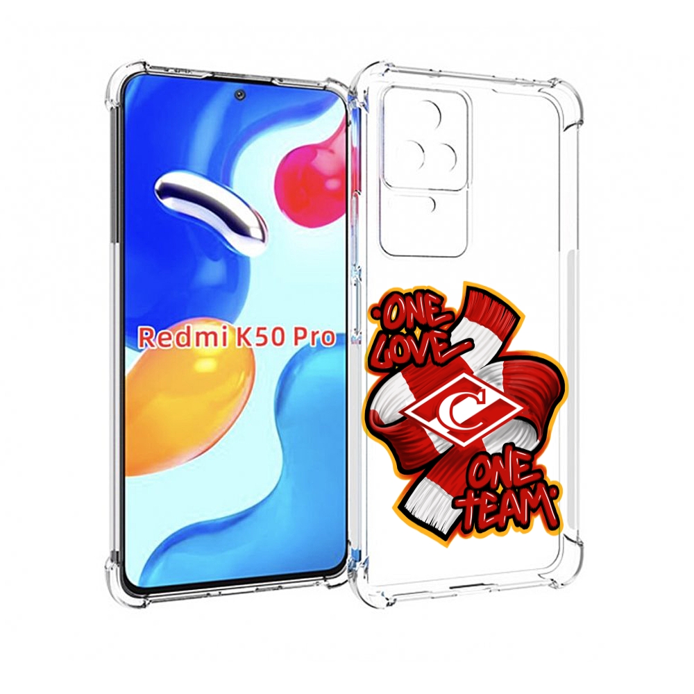 

Чехол MyPads ФК спарак 1 любовь для Xiaomi Redmi K50/K50 Pro, Прозрачный, Tocco